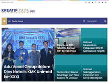 Tablet Screenshot of kreatifonline.com